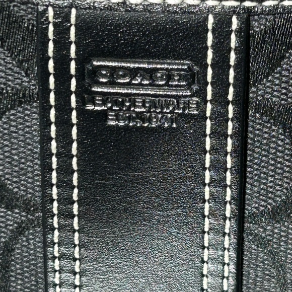 Coach 2005 Black Crossbody Bag with Silver Accents - Picture 7 of 15